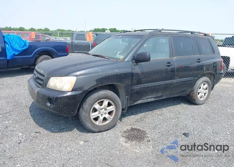 2002 Toyota Highlander V6 z USA, uszkodzony, nr VIN JTEHF21A220094708